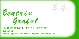 beatrix grafel business card